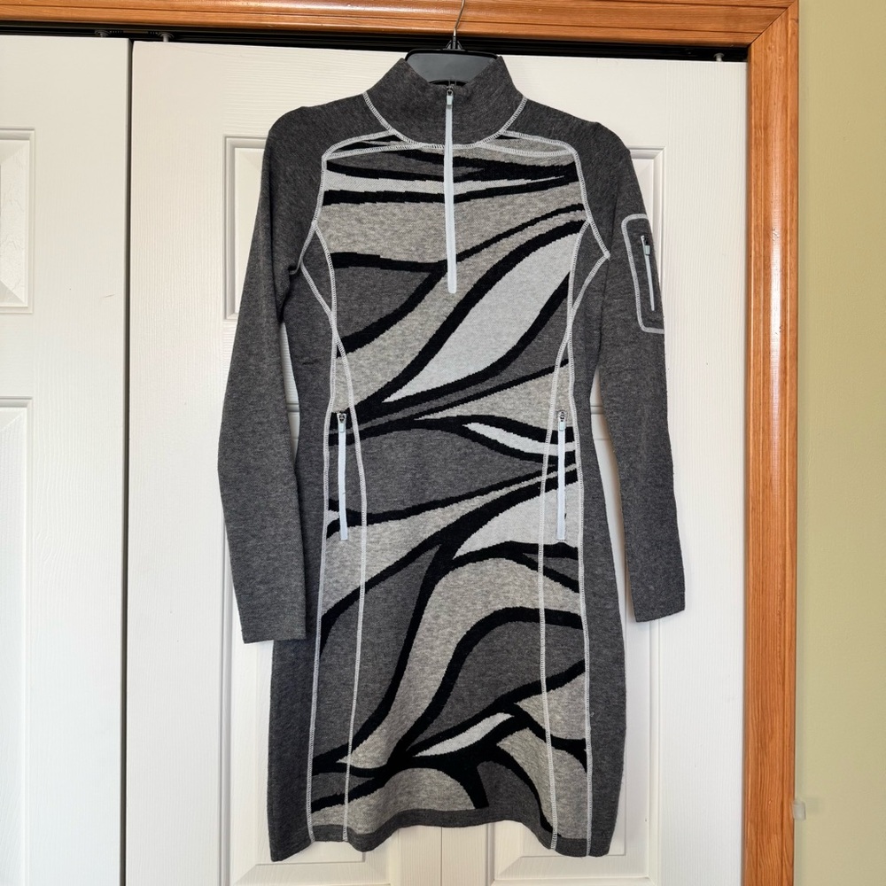 TITLE‎ NINE Merino Wool Blend Tunic Sweater Dress